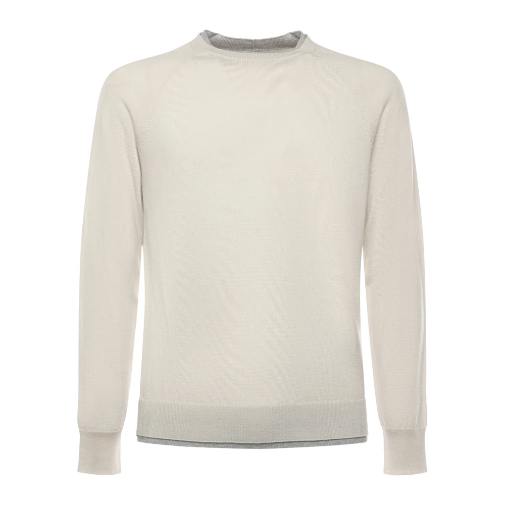 Eleventy Herren Grau Rundhals-Strickware