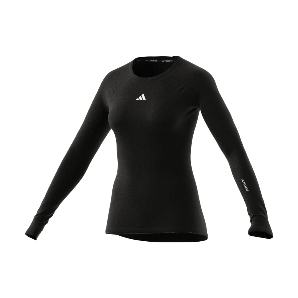 Adidas Lange mouw training top Black Dames