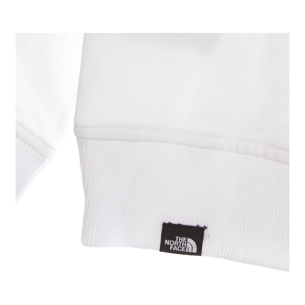 The North Face Witte Fijne Hoodie Lange Mouw Sweatshirt White Heren