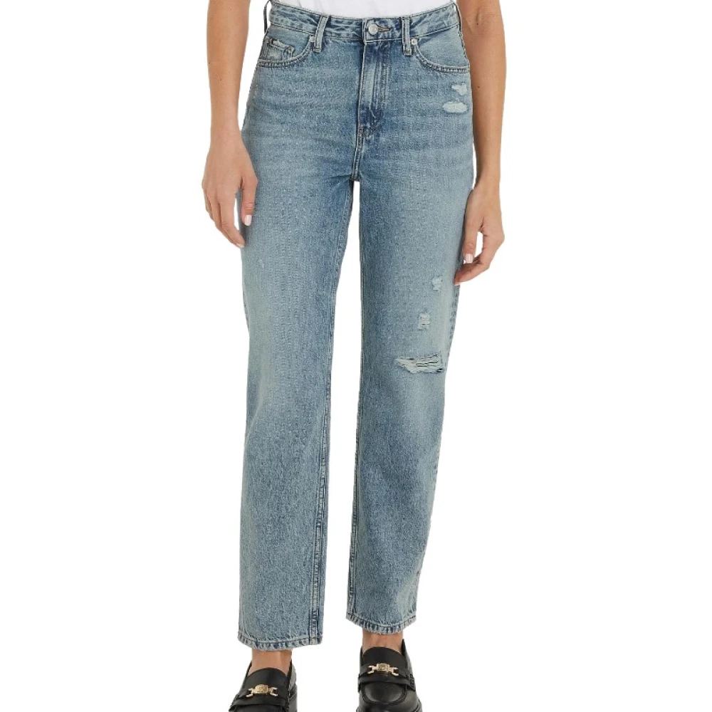 Tommy Hilfiger Women's Blue Straight Jeans,, Classic Denim Jeans W28