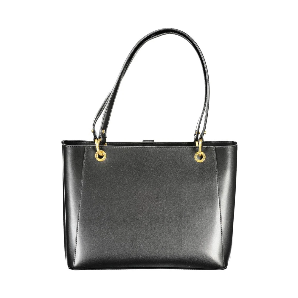 Guess Zwarte polyethyleen schoudertas met meerdere compartimenten Black Dames