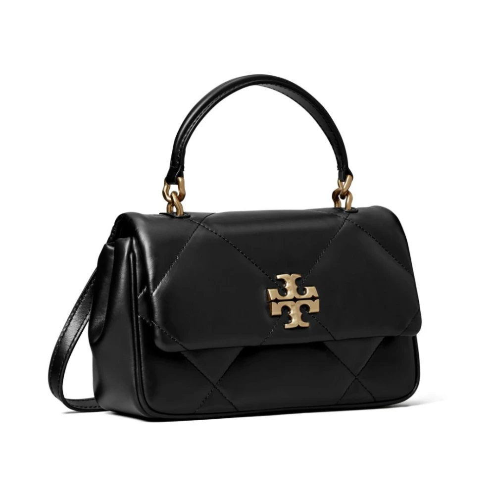 TORY BURCH Zwarte Diamantgestikte Crossbody Tas Black Dames