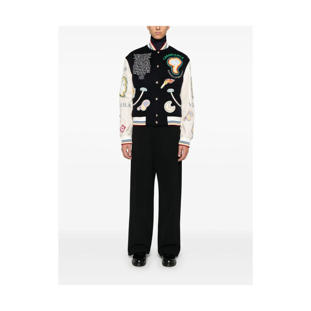 Casablanca Chenille Patchwork Baseball Jack Multicolor Heren