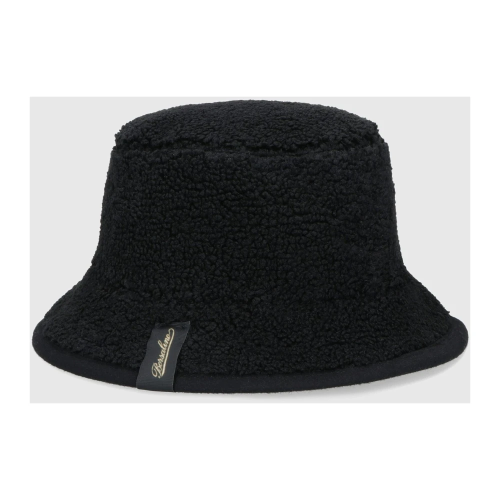 Borsalino Omkeerbare wollen emmerhoed Black Heren