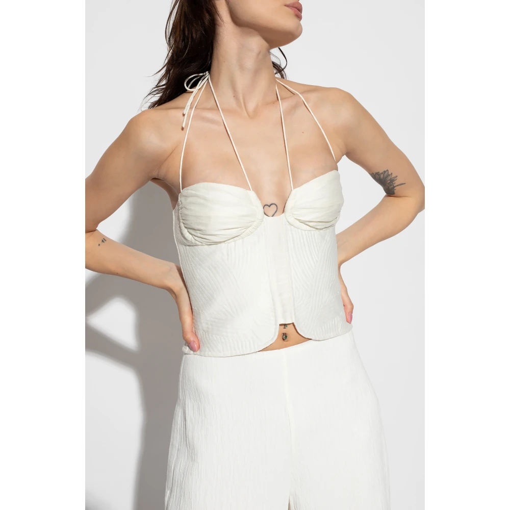 Cult Gaia Habana korset White Dames