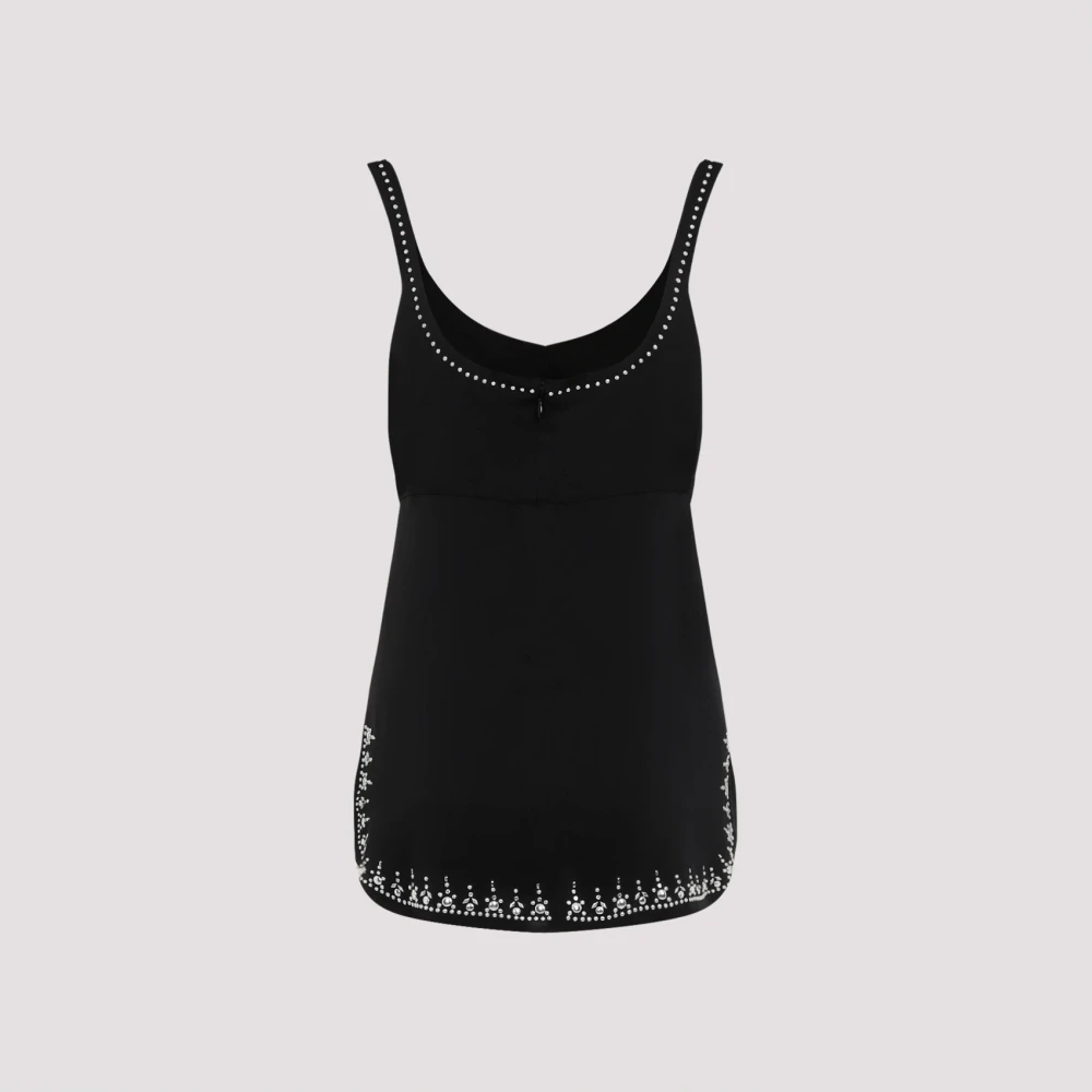 Paco Rabanne Zwarte Mini Jurk Black Dames