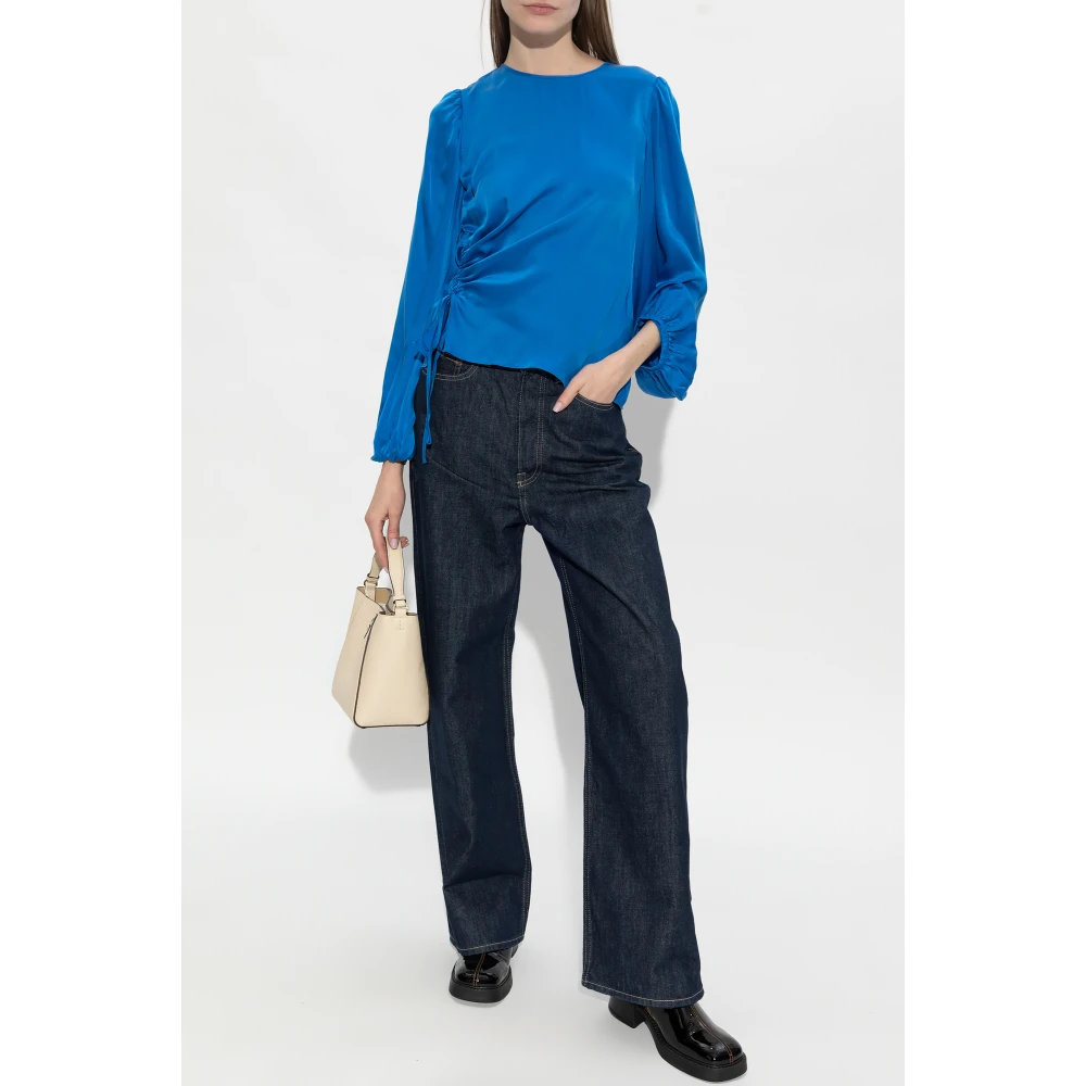 Samsøe Elvira top Blue Dames