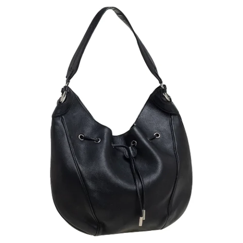 Salvatore Ferragamo Pre-owned Leather handbags Black Dames