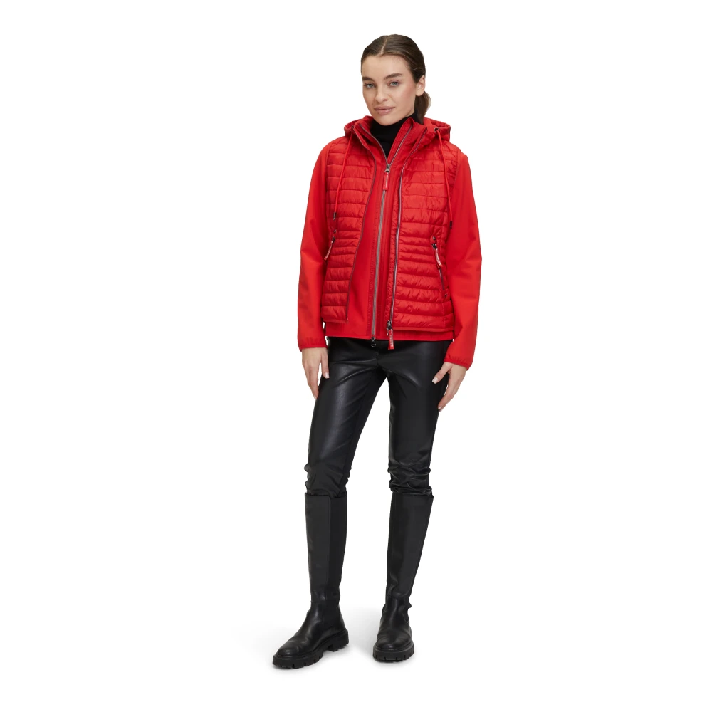 Betty Barclay Hooded outdoorjas Red Dames