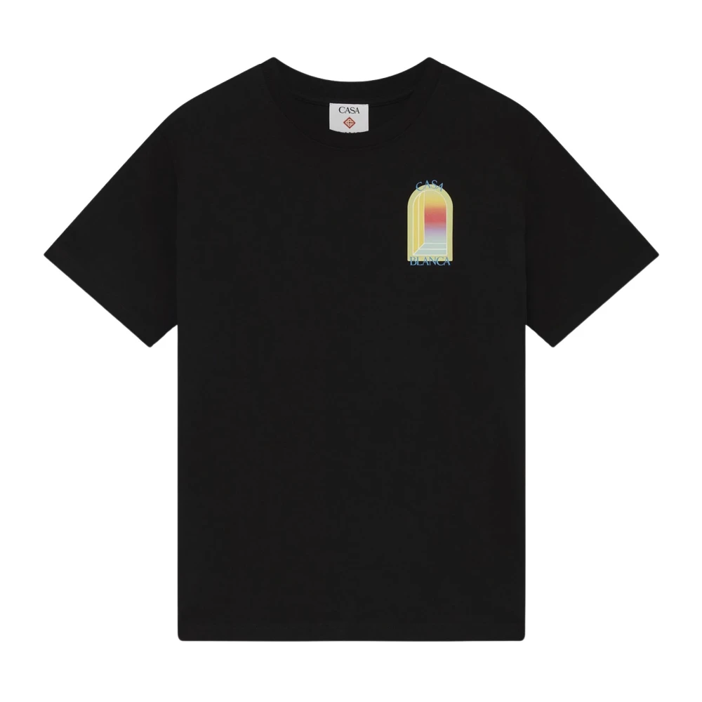 Casablanca Men's Black L'arche T-Shirt - T-Shirts - M - Tops