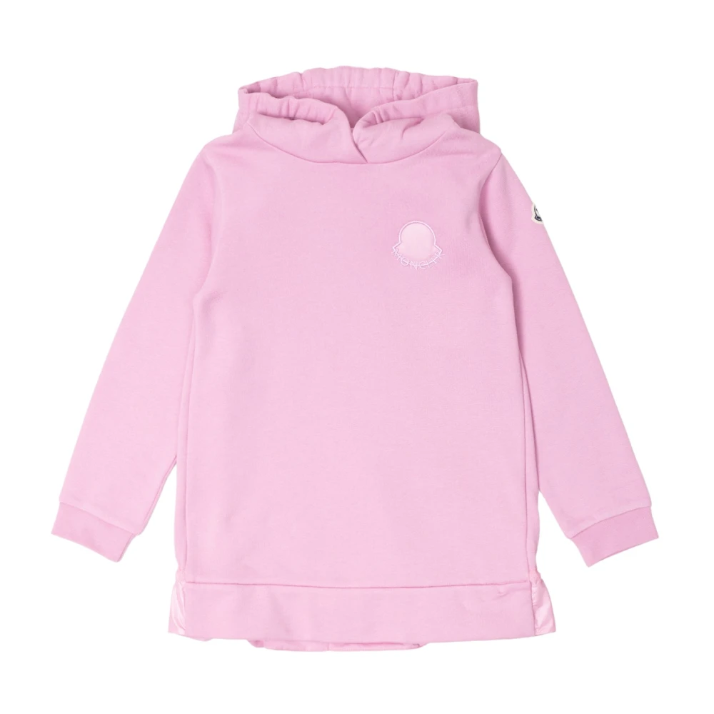 Moncler Lång hoodie Pink, Flicka