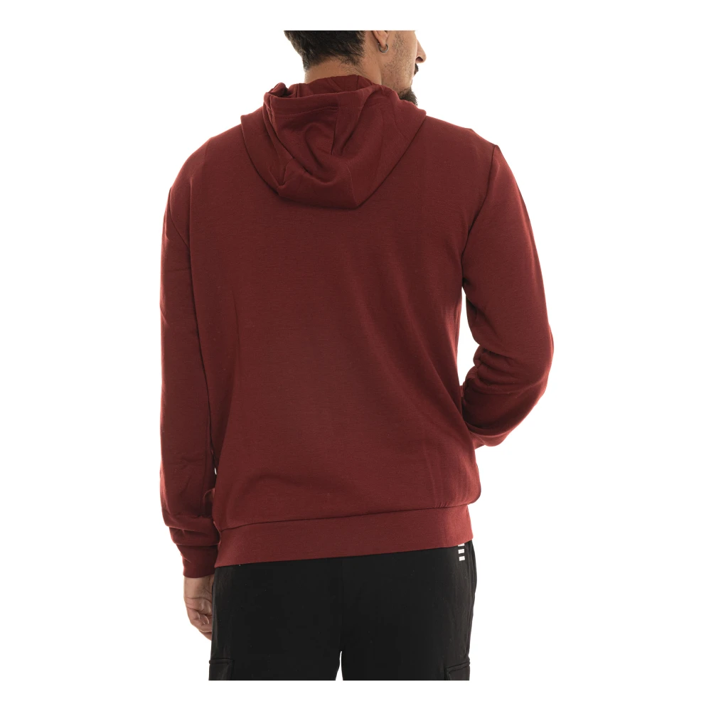 Emporio Armani EA7 Casual Sweatshirt voor Mannen Red Heren