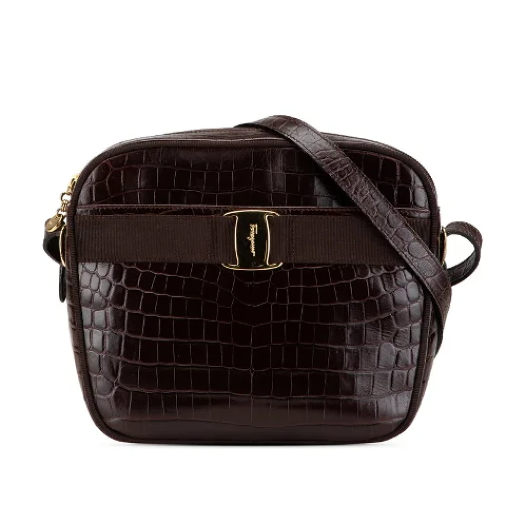 Pre-owned > Pre-owned Bags > Pre-owned Cross Body Bags - - Salvatore Ferragamo Pre-owned - Modalova