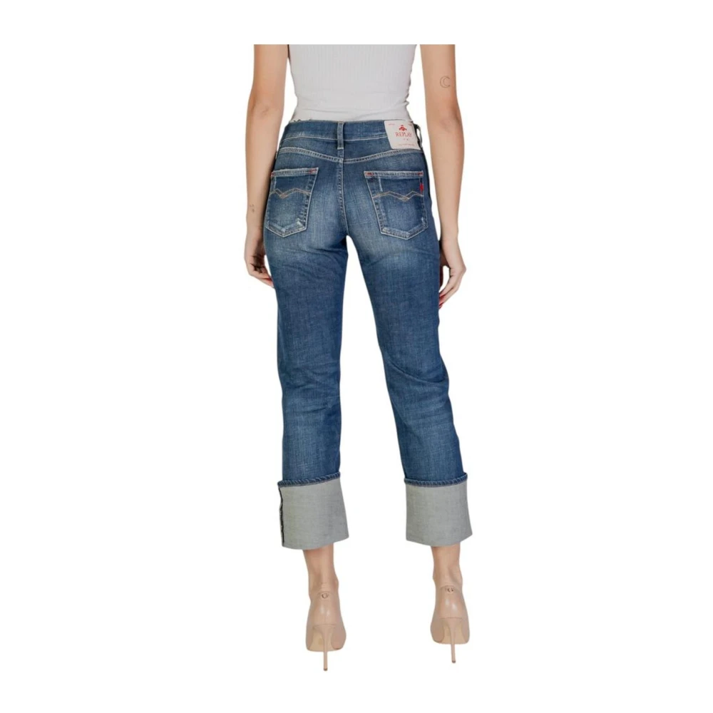 Replay Blauwe Bootcut Jeans Blue Dames