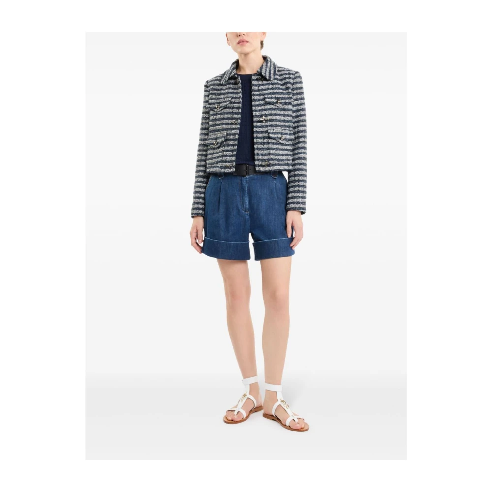 Fay Blauwe Shorts Damesmode Blue Dames