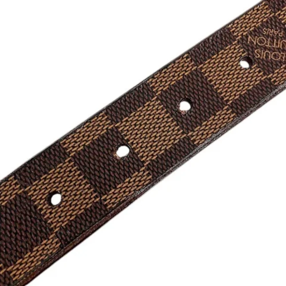 Louis Vuitton Vintage Pre-owned Canvas belts Brown Dames