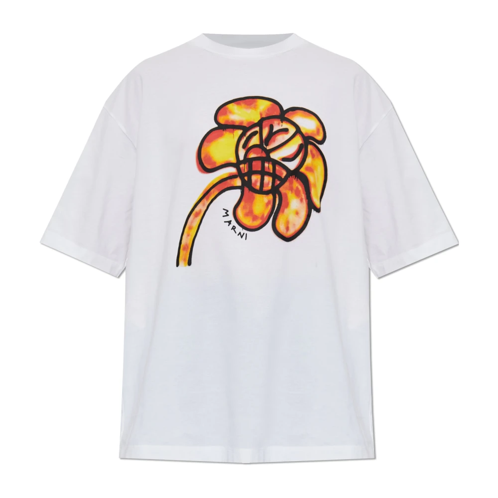 Marni - Tops > T-Shirts - White - Marni - Modalova