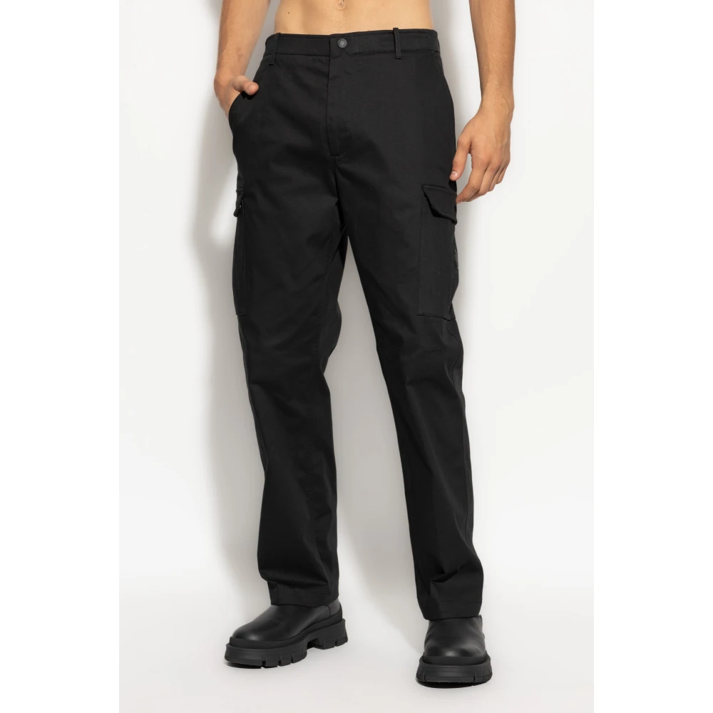 Moncler Broek met zakken Black Heren
