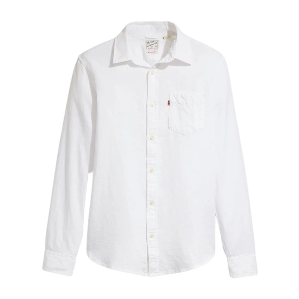 Levi's Men's White Casual Shirts, S, Stylish Shirt