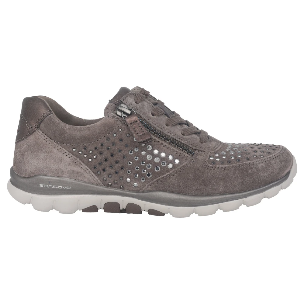 Gabor Rollende Sneaker – Dames Schoenen Grijs