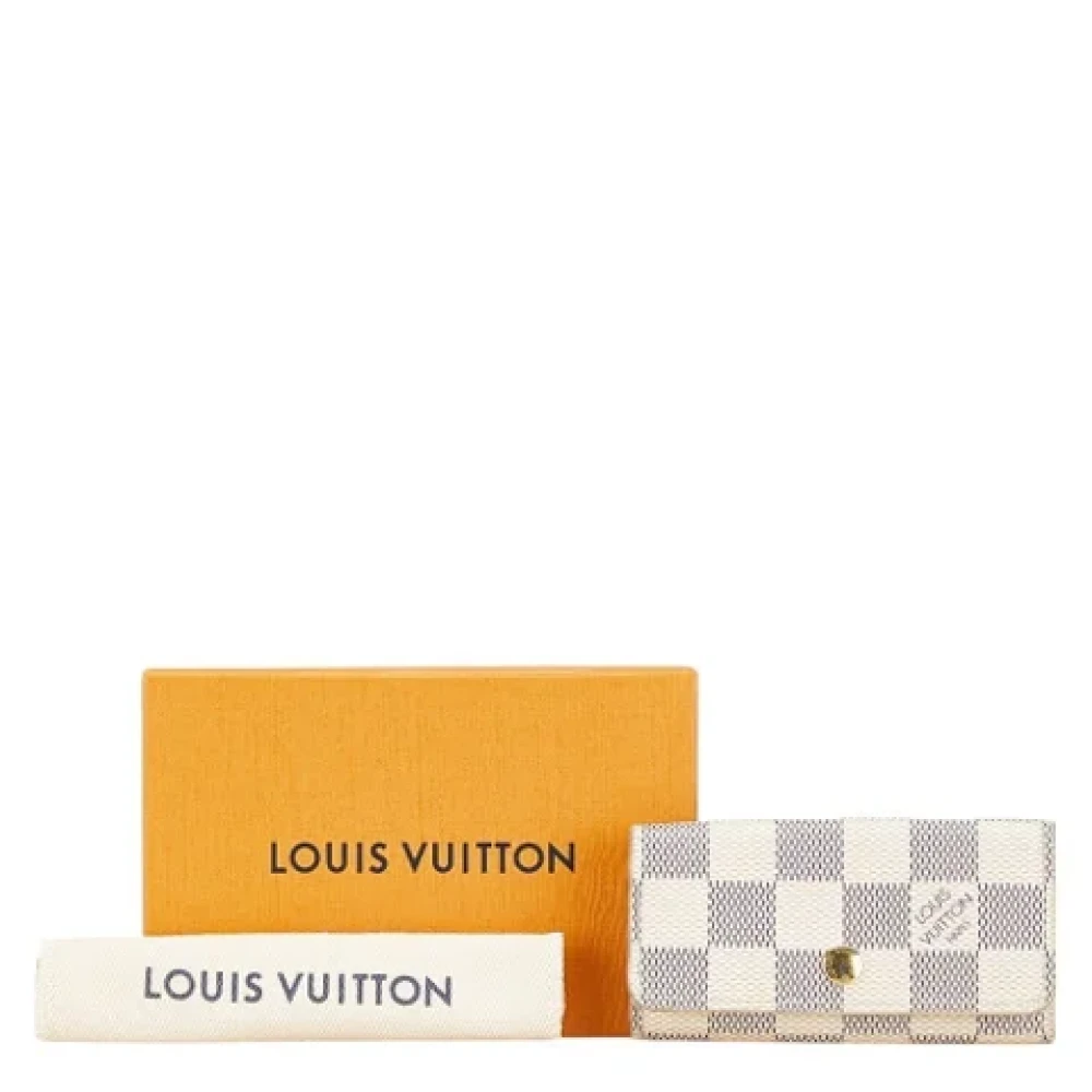 Louis Vuitton Vintage Pre-owned Canvas key-holders White Dames