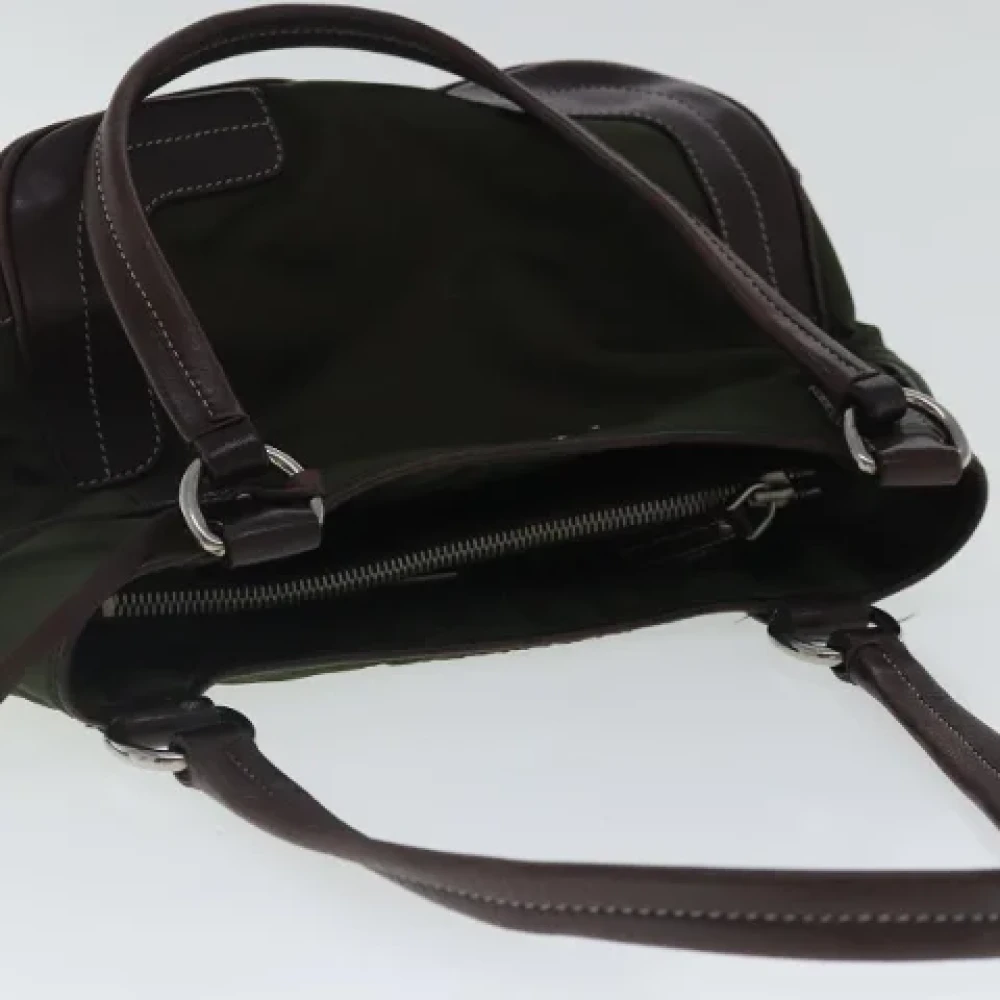 Prada Vintage Pre-owned Nylon prada-bags Brown Dames