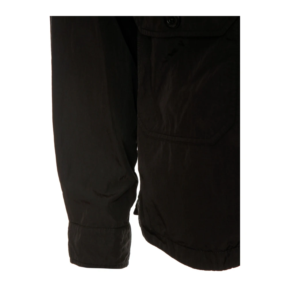 C.P. Company Overhemd met Kentkraag Black Heren