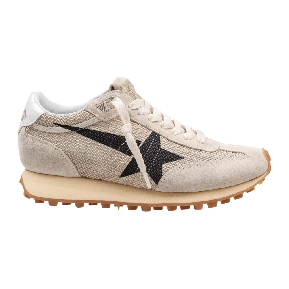 Golden Goose Women's Beige Sneakers, 8 Uk, Running Marathon Trainers