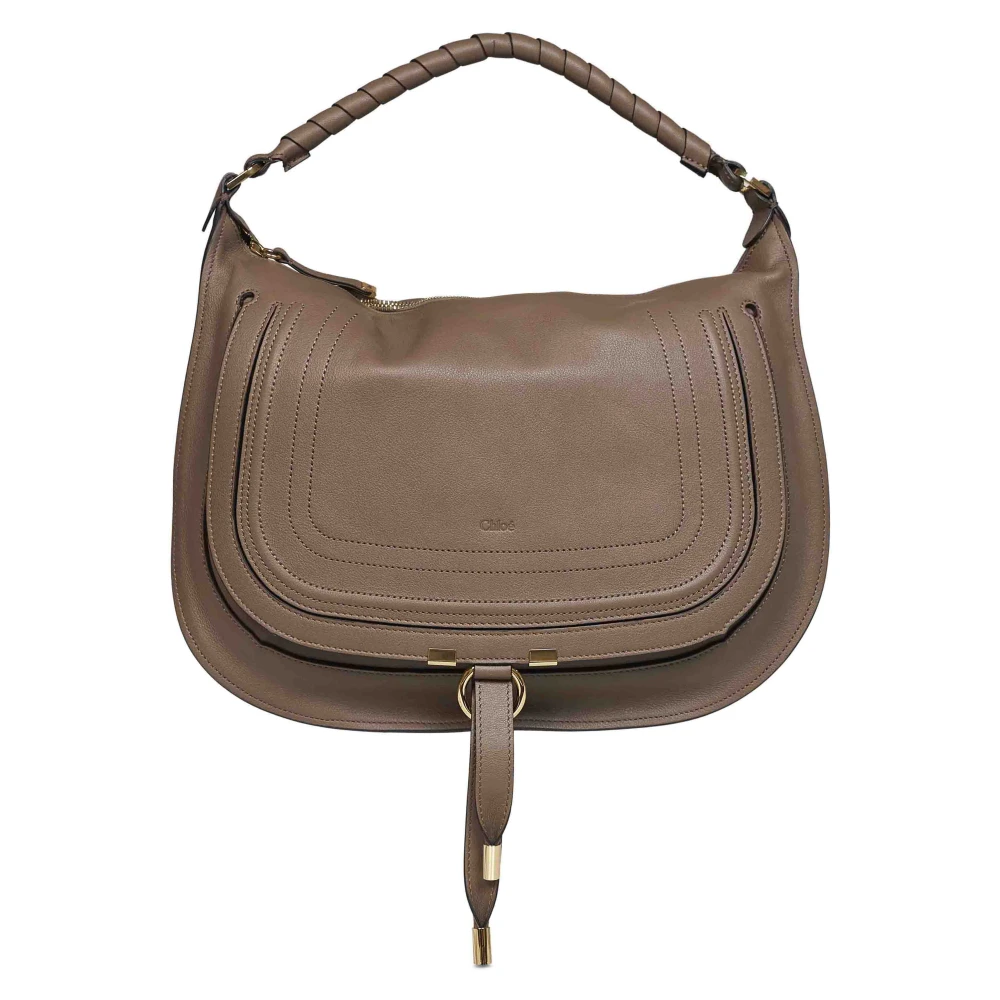 Chloé Brown Marcie Shoulder Bag - Female - Handbags - One Size - Bags
