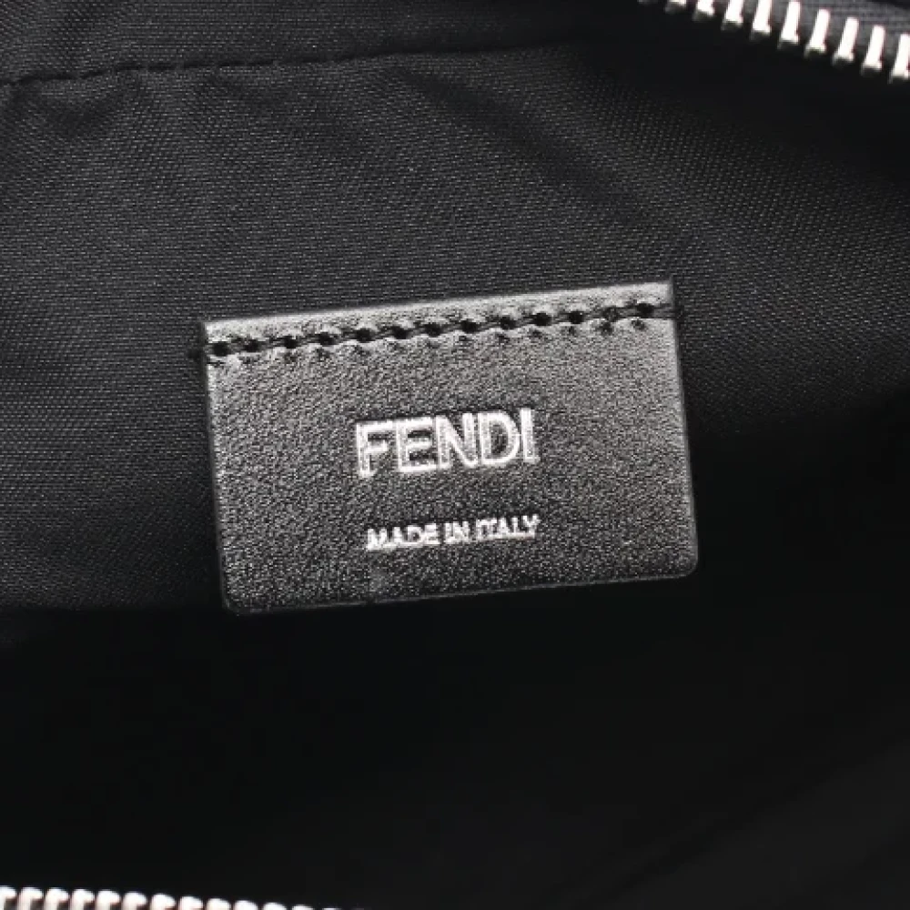 Fendi Vintage Pre-owned Leather shoulder-bags Black Heren