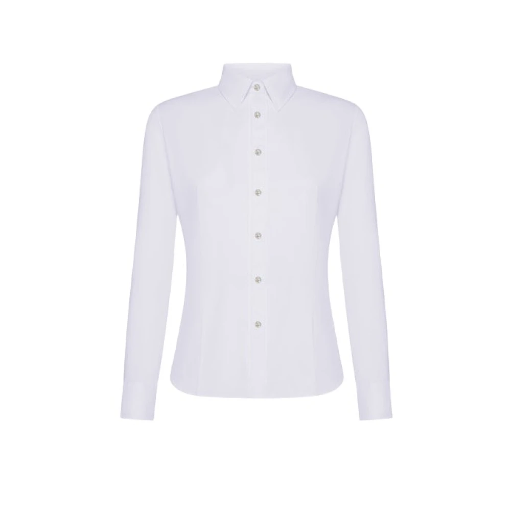 Rrd Women's White Shirts,, Oxford Shirt Large