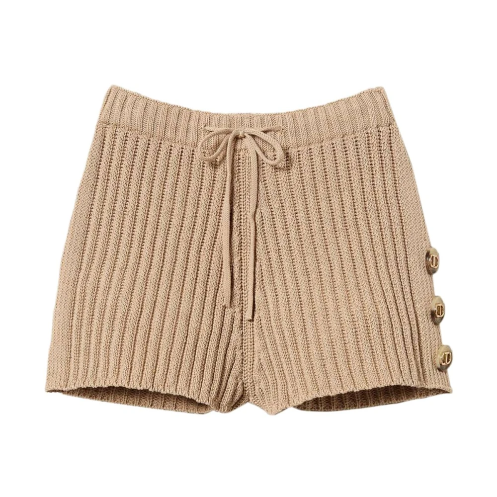 Twinset Stijlvolle Broek Set Brown Dames