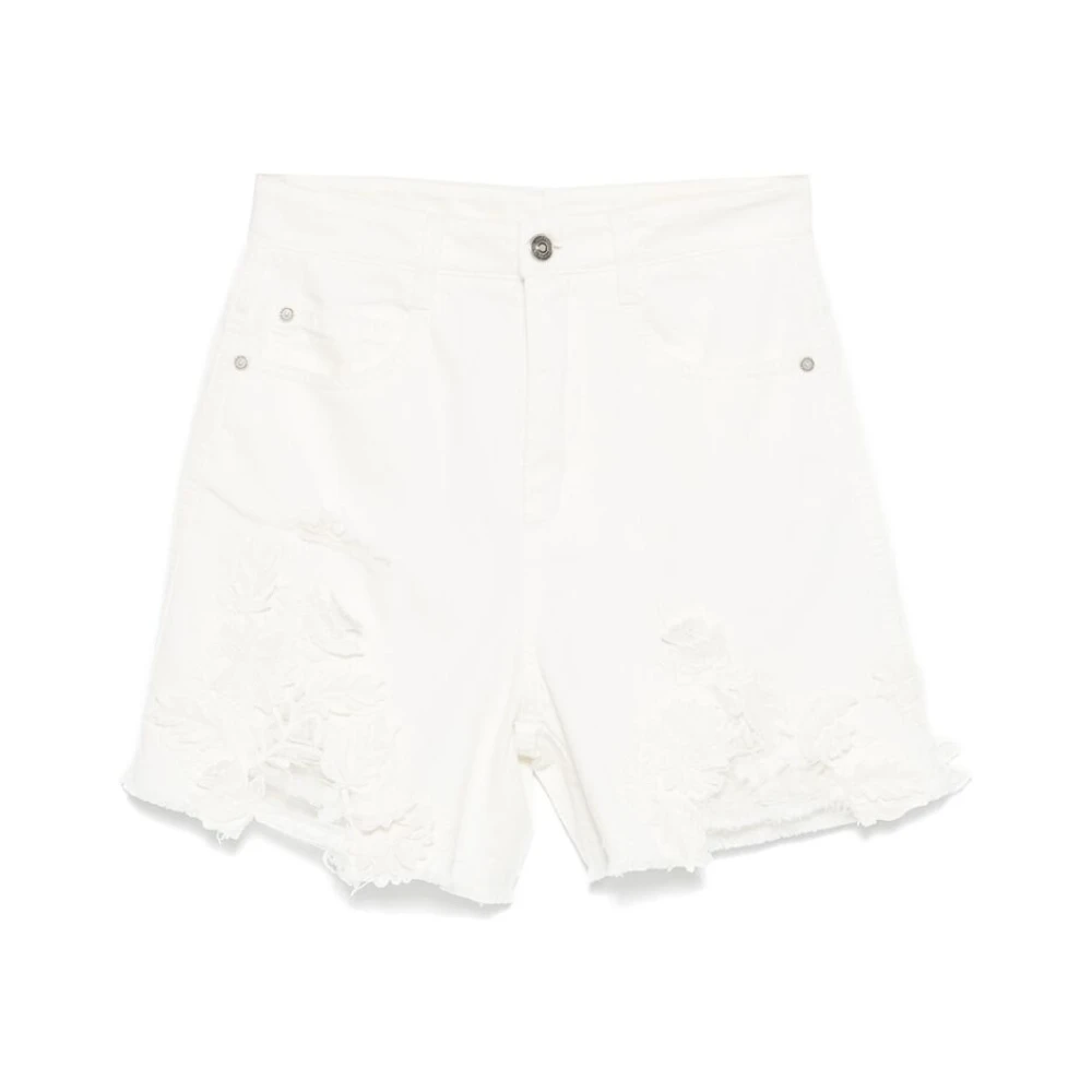 Ermanno Scervino Witte Klassieke Five-Pocket Jeans White Dames