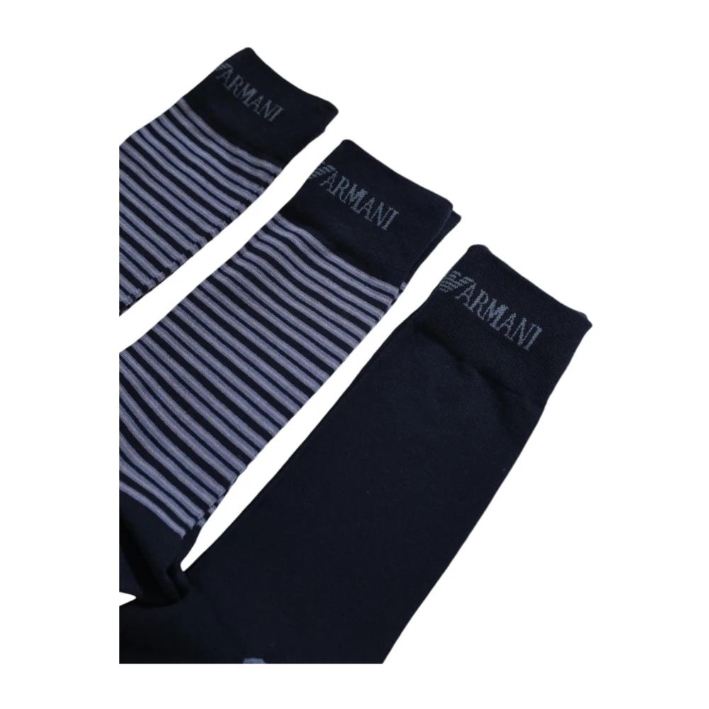 Emporio Armani Blauw bedrukt herenondergoed Blue Heren