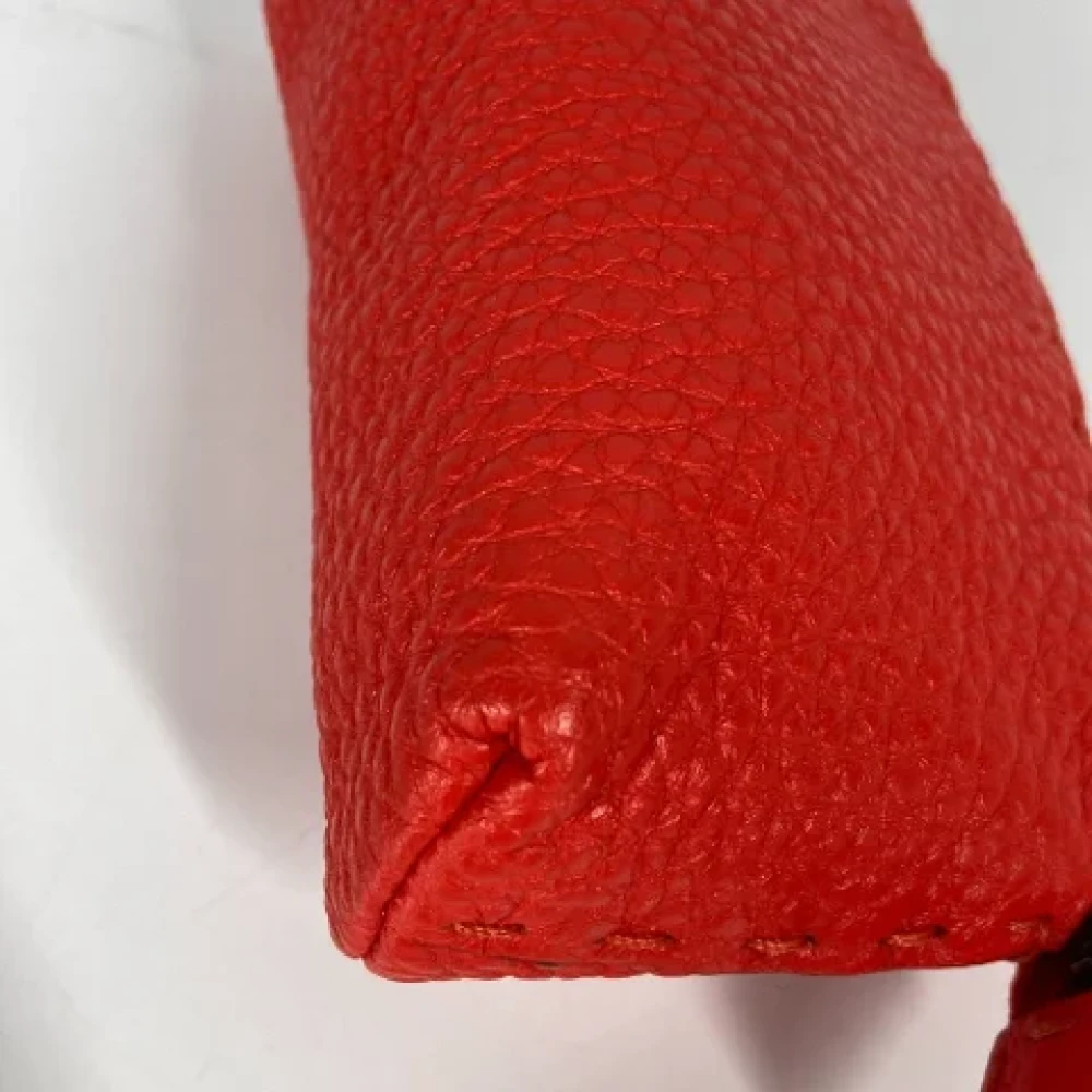 Fendi Vintage Pre-owned Leather fendi-bags Red Dames