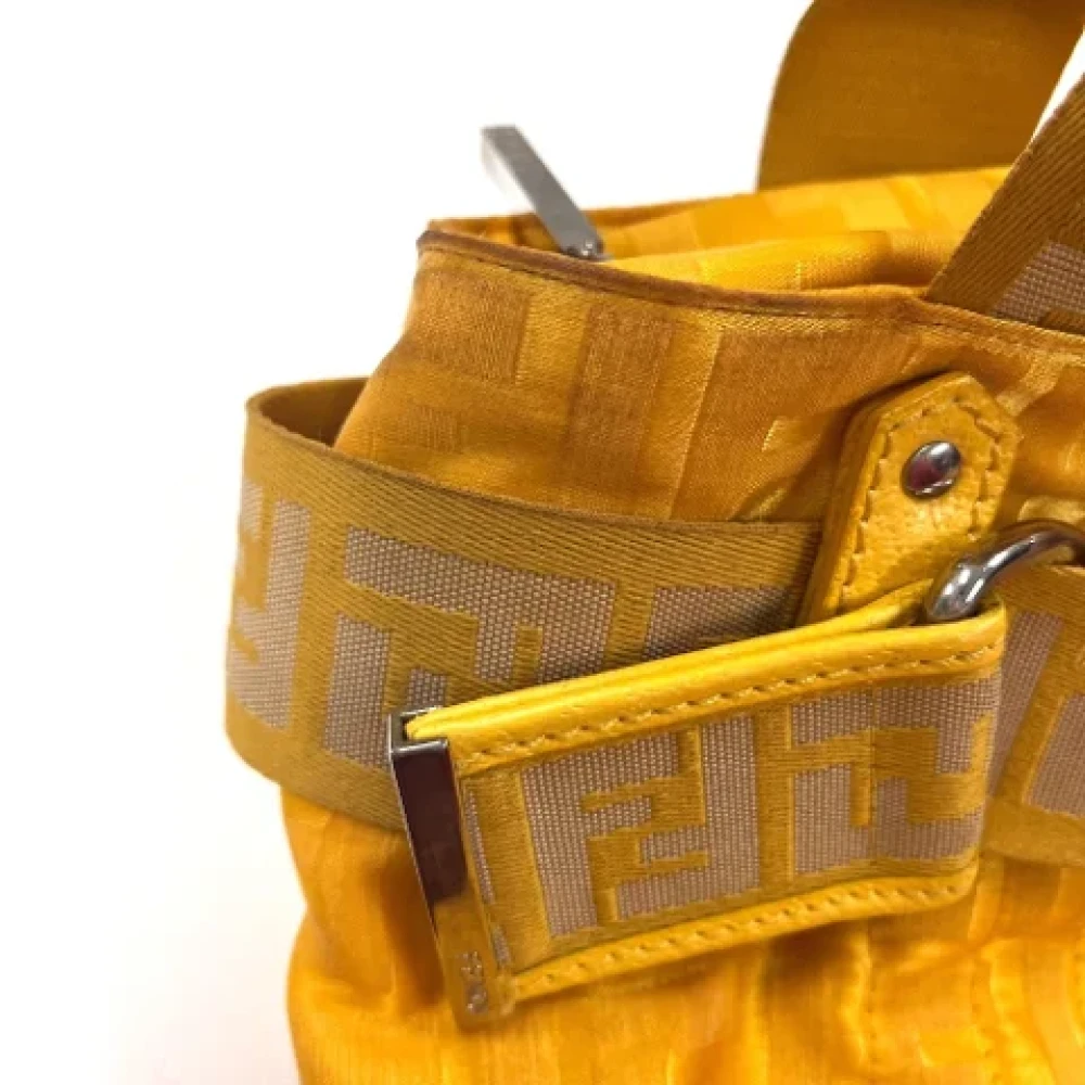 Fendi Vintage Pre-owned Fabric fendi-bags Yellow Dames