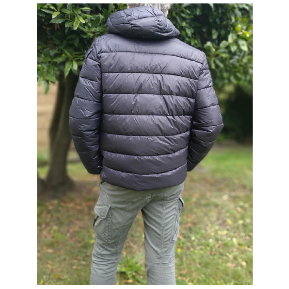 aeronautica militare Gewatteerde Hoodie Black Heren