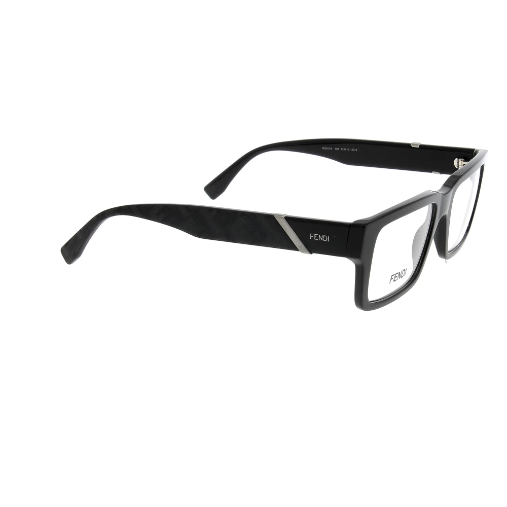 Fendi Women's Black Glasses, One Size, Stylish Sunglasses With Unique Design