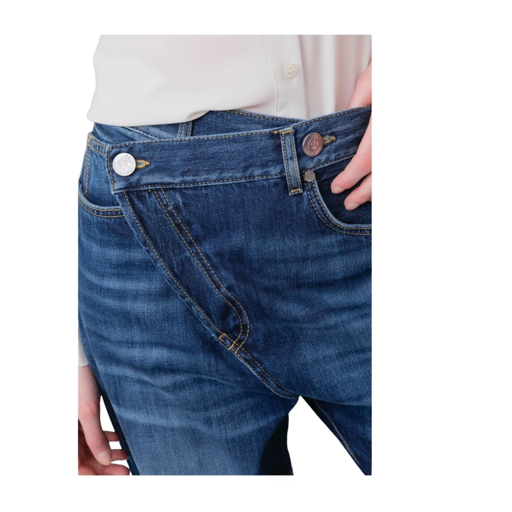 Gaëlle Paris Klassieke Straight Jeans Blue Dames