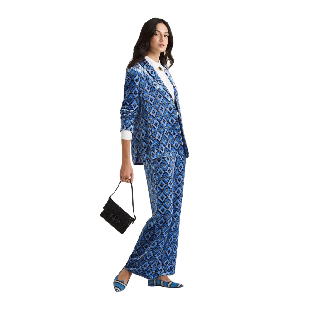 Maliparmi Donna Blu Pantaloni, Xs, New,