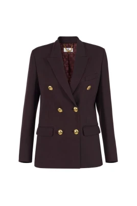 Gabardin Dubbelknäppt Kavaj