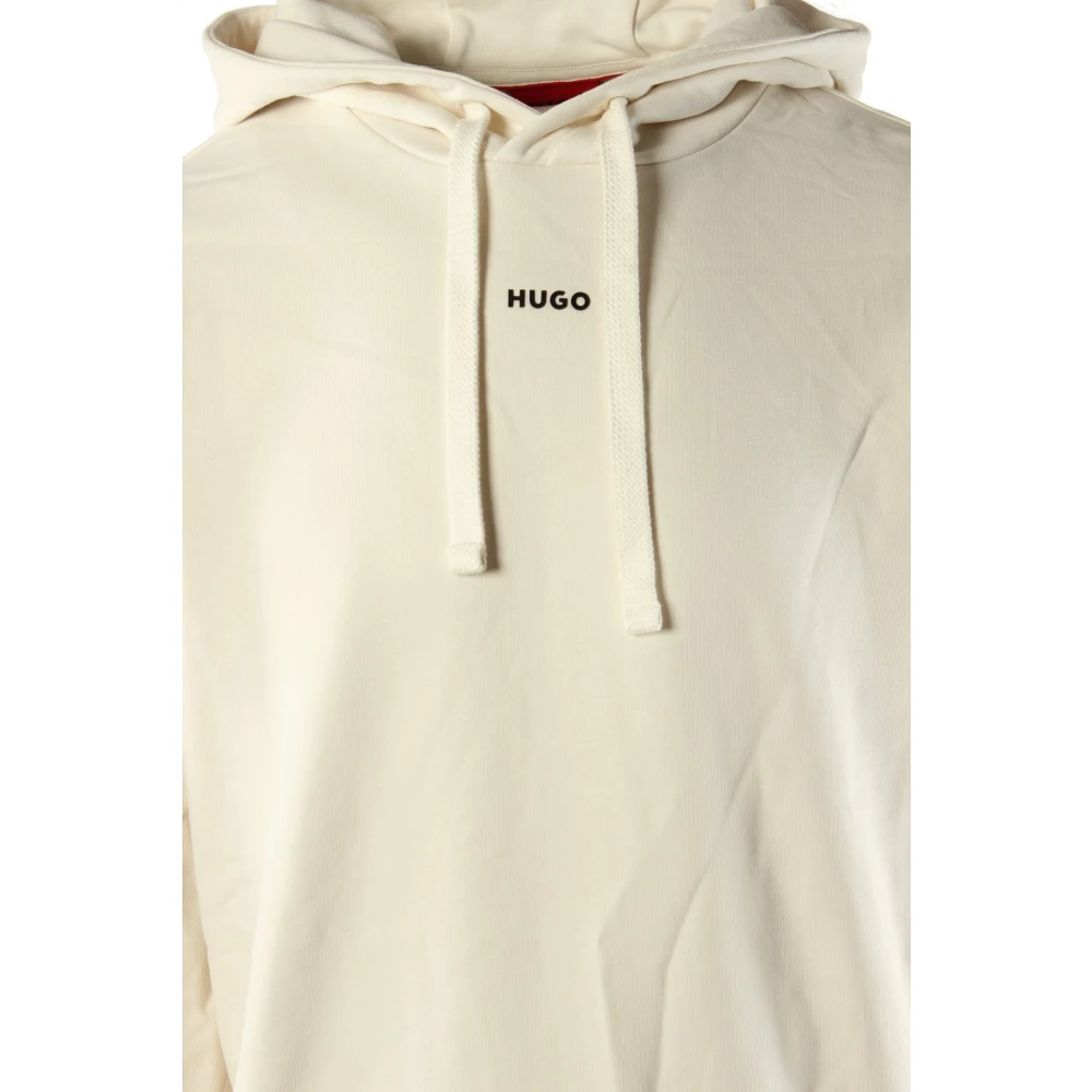 Hugo Boss Ivoor Katoenen Sweater voor Heren Beige Heren