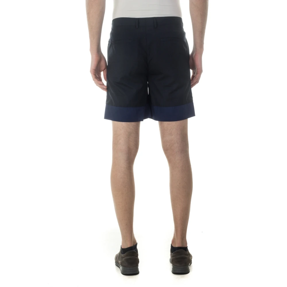 Daniele Alessandrini Zomer Casual Bermuda Shorts Blue Heren