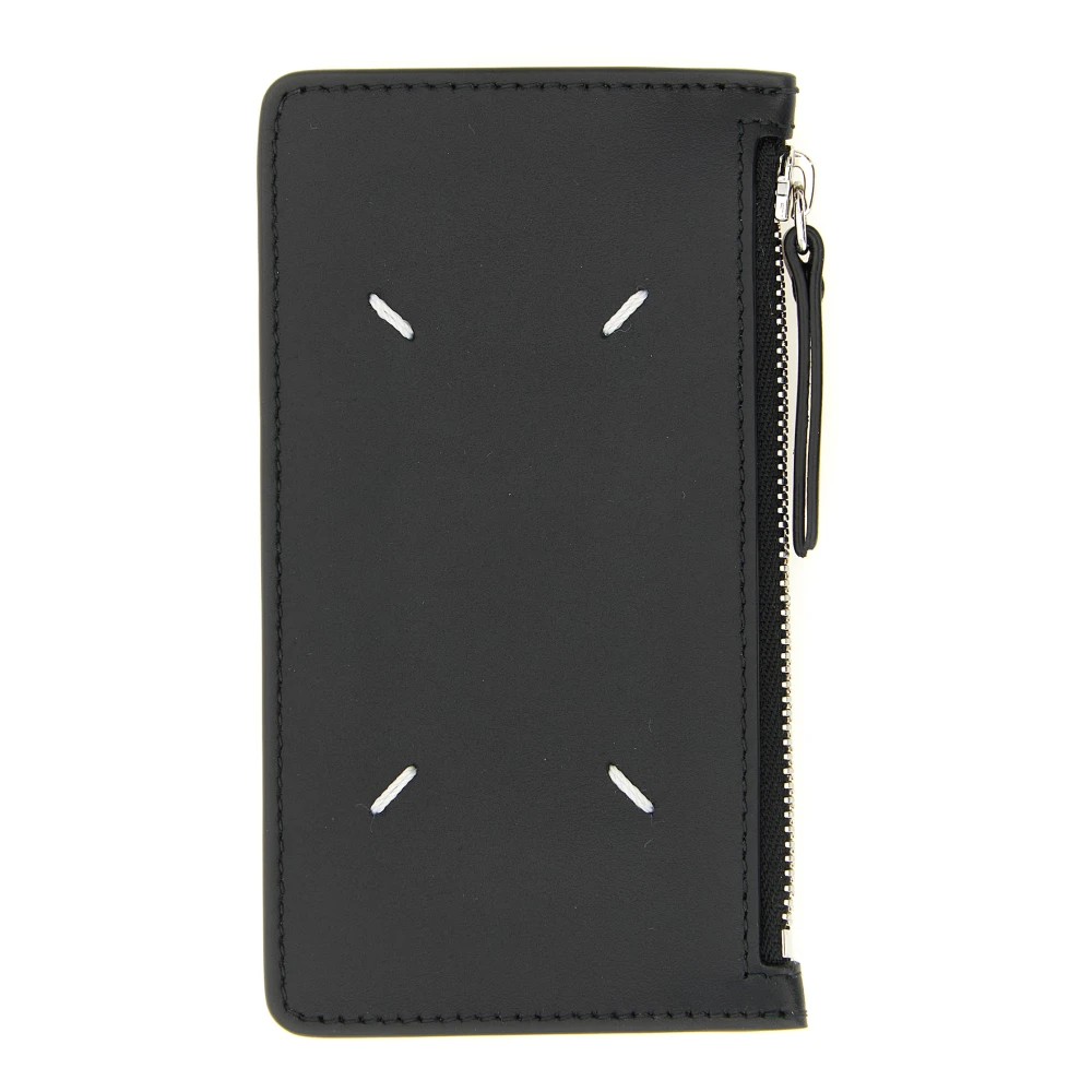 Maison Margiela Black Wallets & Cardholders, Male, One Size, Cardholder