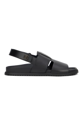 Sandaler i slätt läder