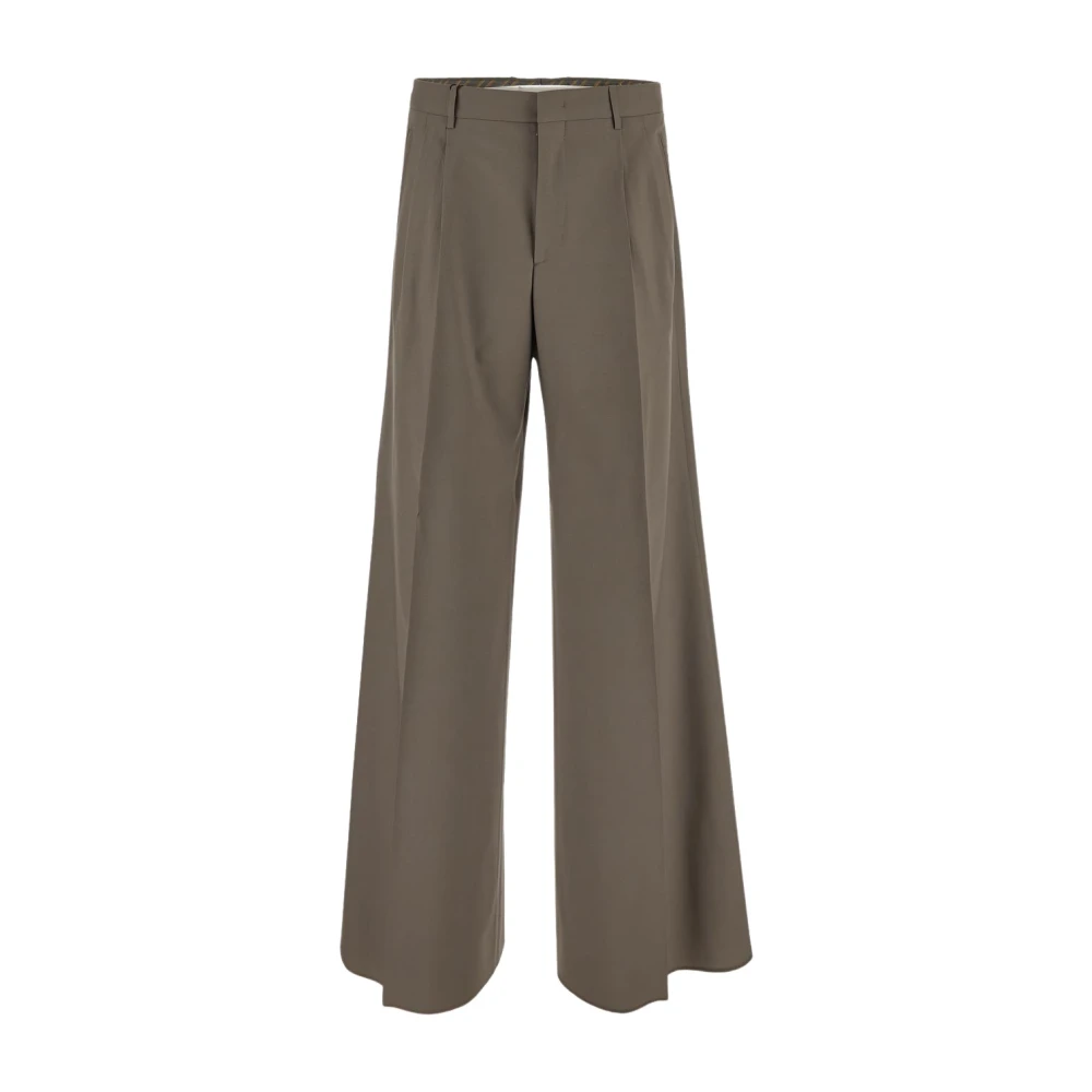 ETRO Wide Trousers Green Dames