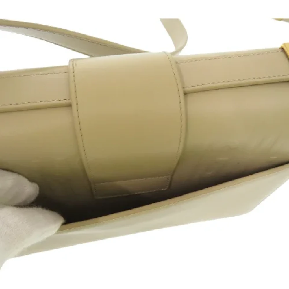 Dior Vintage Pre-owned Leather dior-bags Beige Dames
