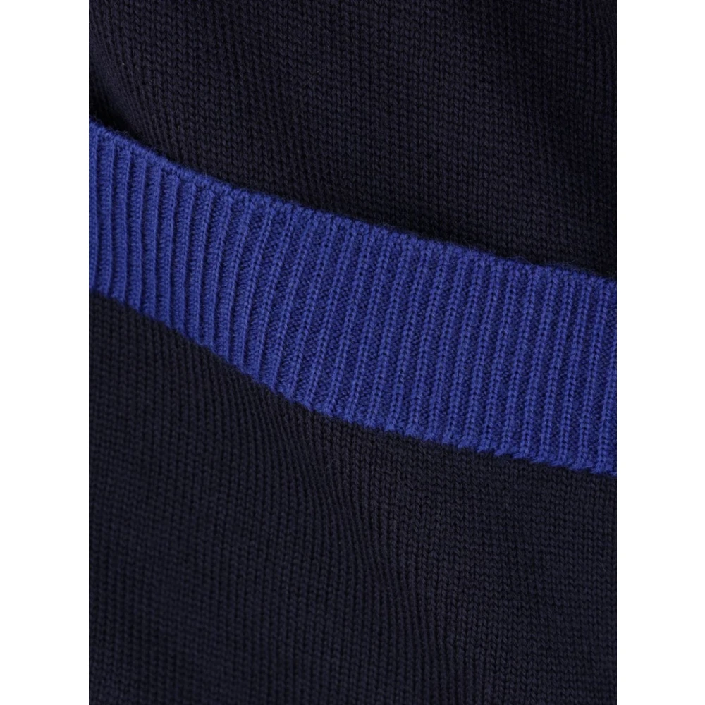 Maison Kitsuné Blauwe Trui voor Stijlvolle Look Blue Heren