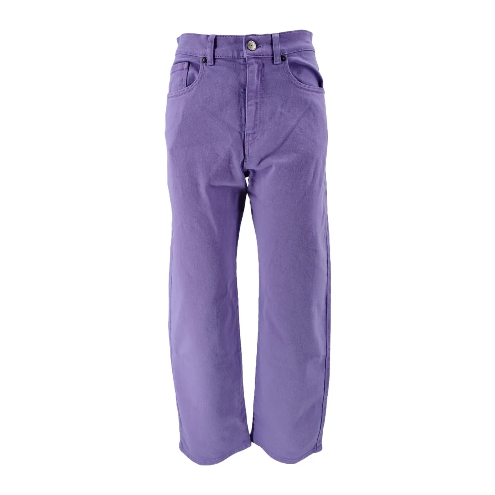 P.a.r.o.s.h. Lila Breda Byxor för Kvinnor Purple, Dam