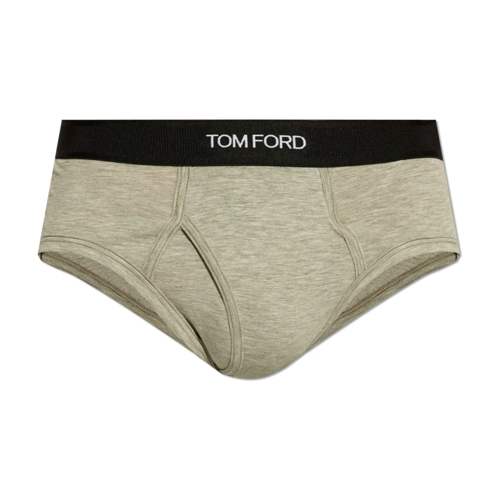 Tom Ford Slips met logo Gray Heren